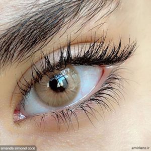 لنز چشم طبی رنگی آماندا آلموند کوکو