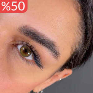 لنز سبز عسلی کد 126