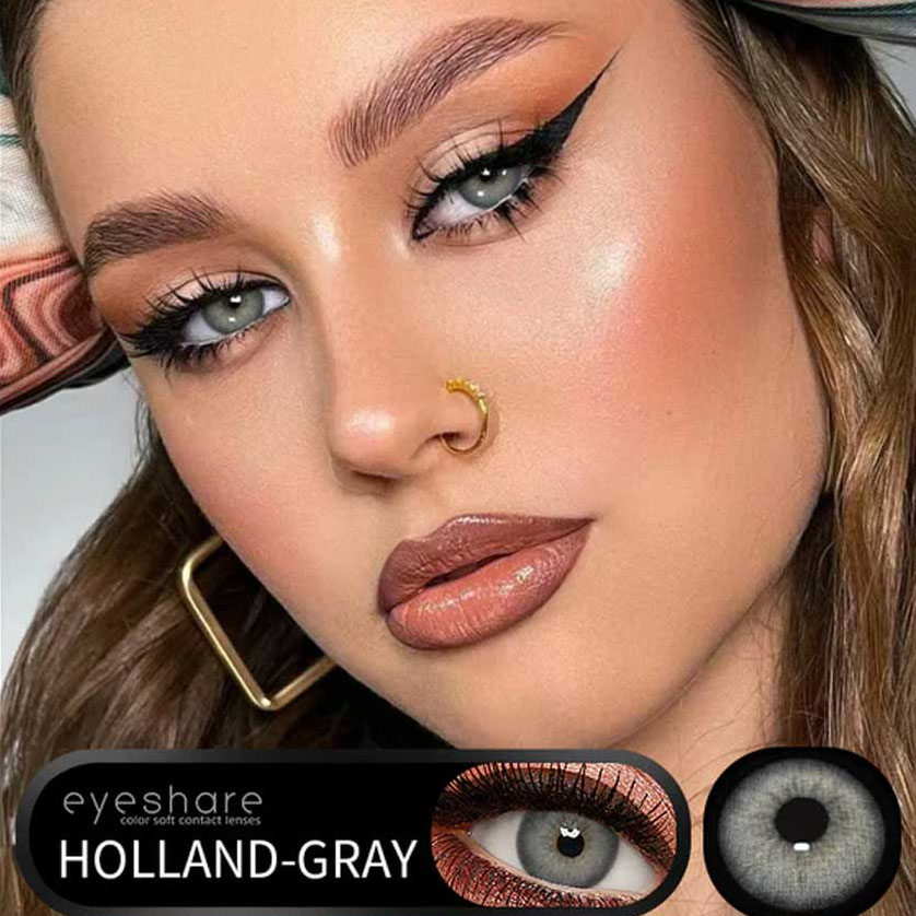 لنز طوسی سبز دور محو هلند گری آی شیر