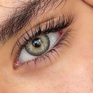 لنز عسلی طلایی دورمشکی لس آنجلس گلد آماندا