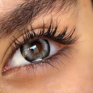 لنز مشکی نقره ای سیلور شاین آماندا