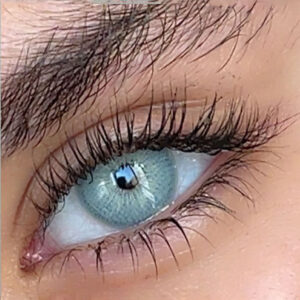 لنز طوسی یخی با ته مایه سبز آبی چلسی گری فرشلیدی