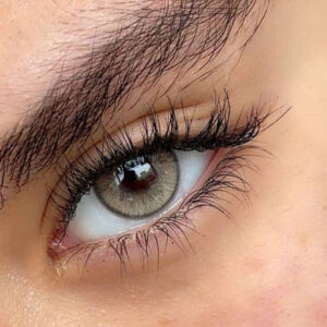 لنز خاکی بژ شاین دار دوردار دالاس هانی آماندا