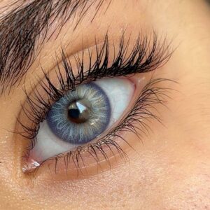 لنز آبی پنج بعدی رگه نقره ای جورجیا بلو آماندا