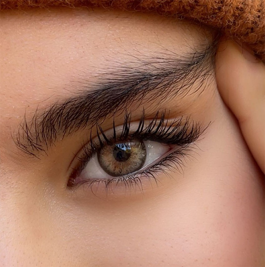 لنز عسلی خاکی پنج بعدی دوردار نیویورک هیزل آماندا روی چشم قهوه ای