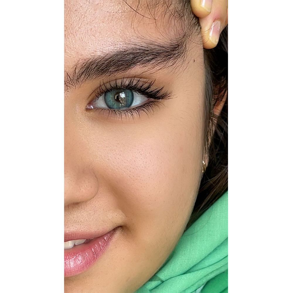 لنز رنگی پنج بعدی سبز آبی عسلی سایه روشن آرکتیک بلو آماندا